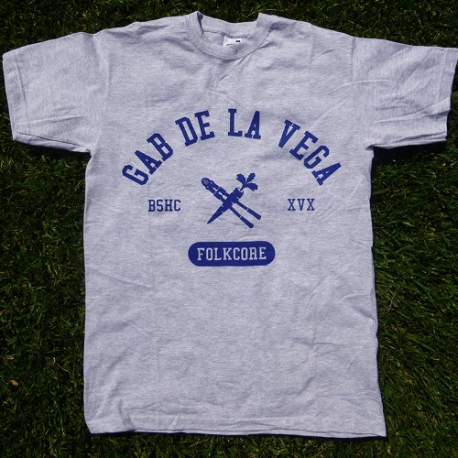 Gab De La Vega - Folkcore - Grigia - T-Shirt