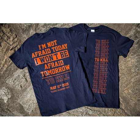 To Kill - I'm Not Afraid Today - Blu e Arancione - T-Shirt