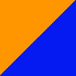Blu / Arancione
